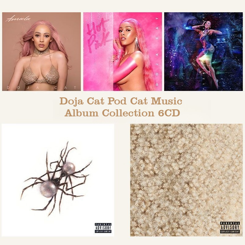 Audio Music New - Doja Cat 6CD Music Album Collection,