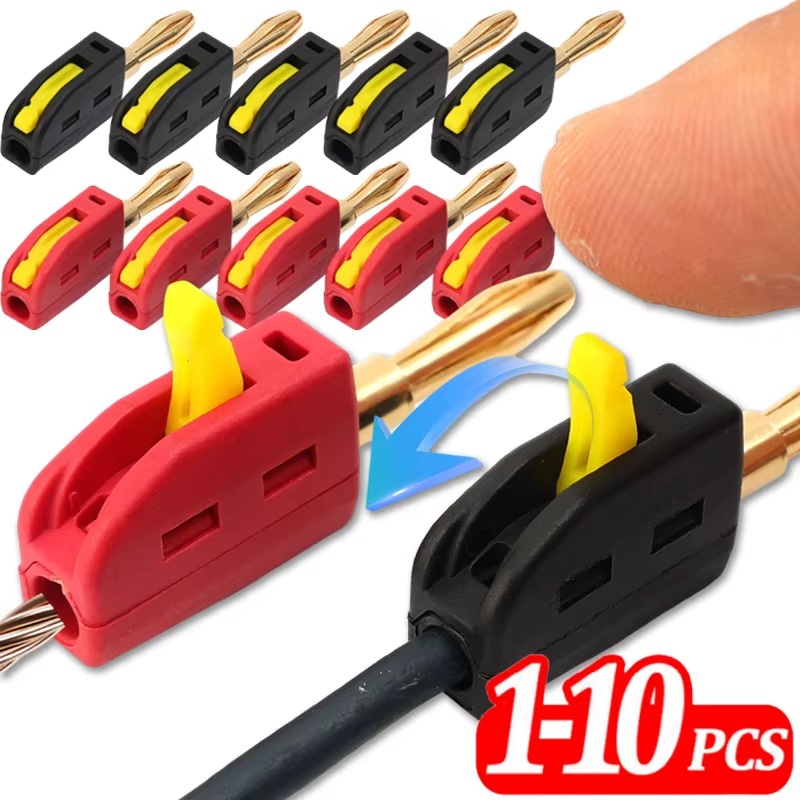 Audio Music Test - 1-10Pcs Banana Plug High Current Quick