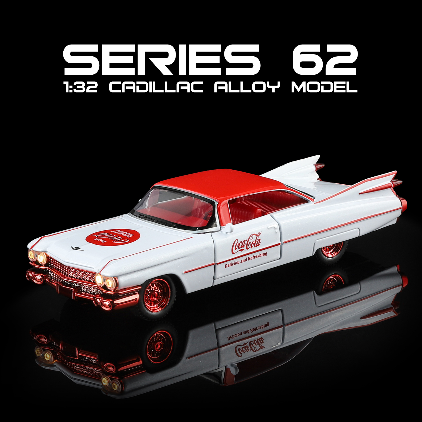 Audio Music Car - New Style 1:32 Nameplate base Cadillac