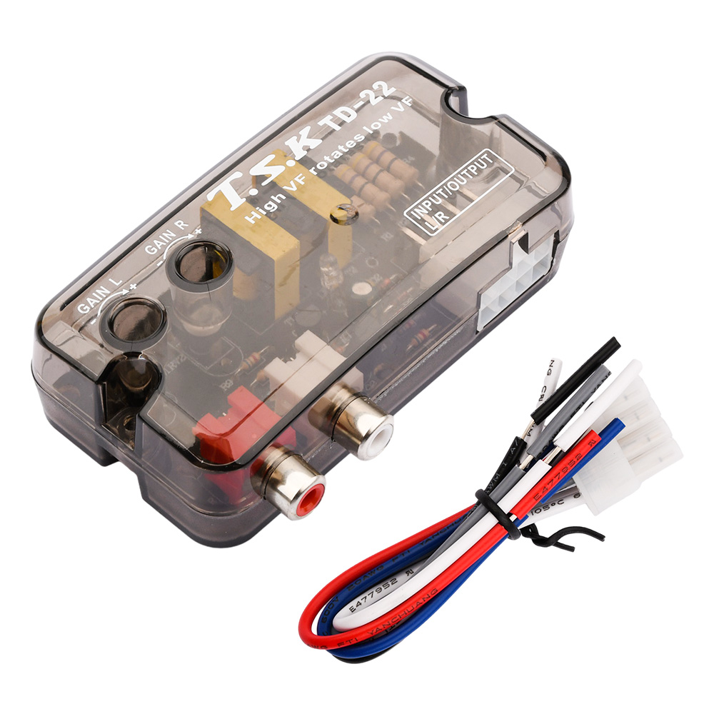Audio Music Converter - High-to-Low Converter RCA Speaker Cable Audio