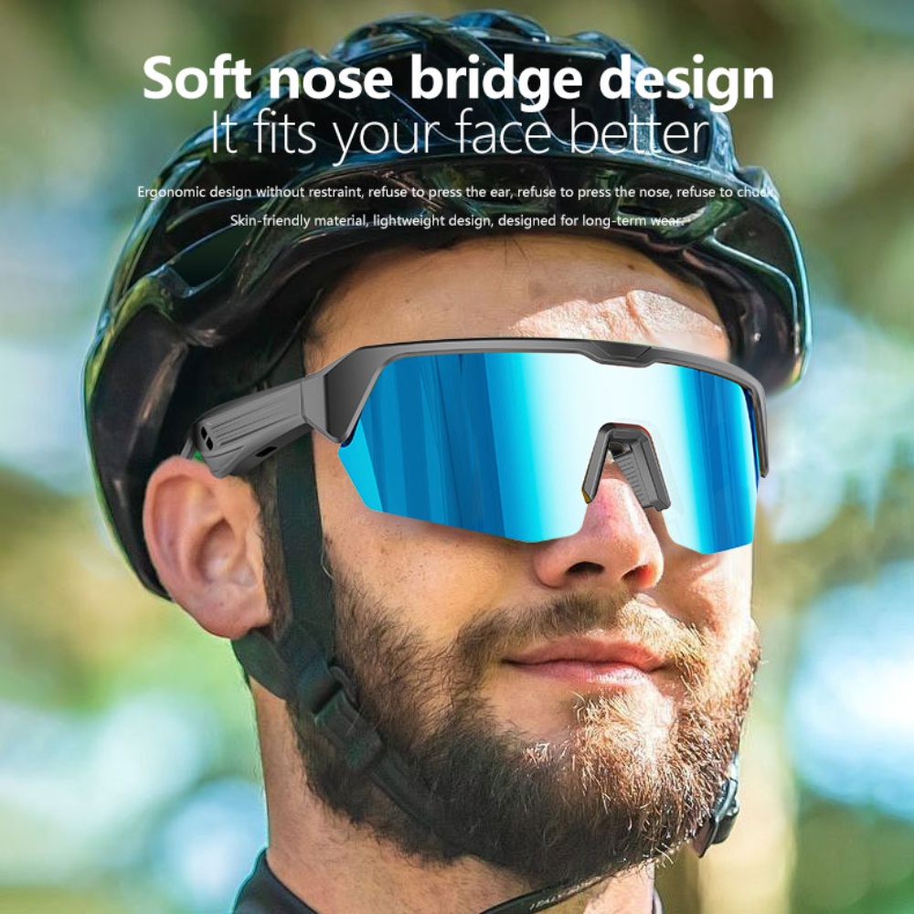 Audio Music Technology - Cycling Running Bluetooth Smart Glasses Technology