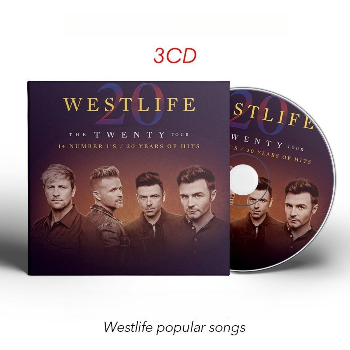Music Song Audio - Westlife Popular Songs Collection Music CD,