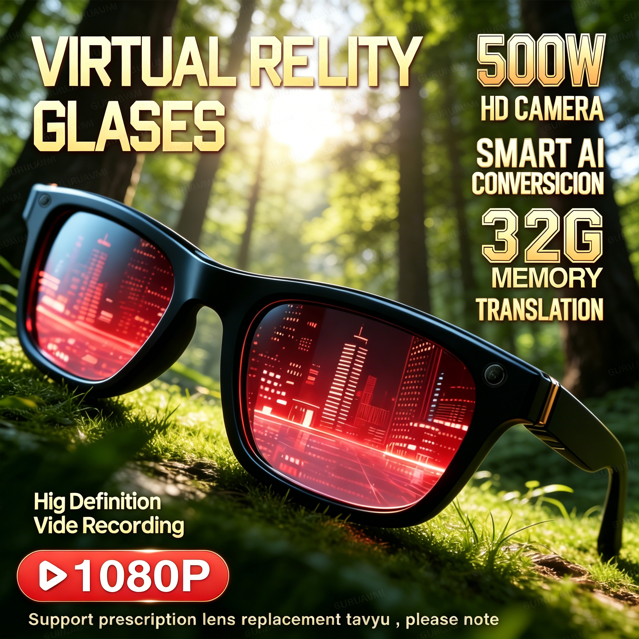Audio Music Video - 2026 New AI Smart Glasses with