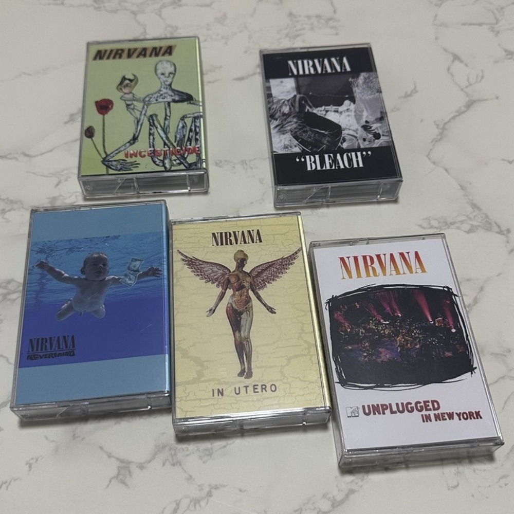 Music Song Audio - Nirvana Cassette Tape Rock English Songs