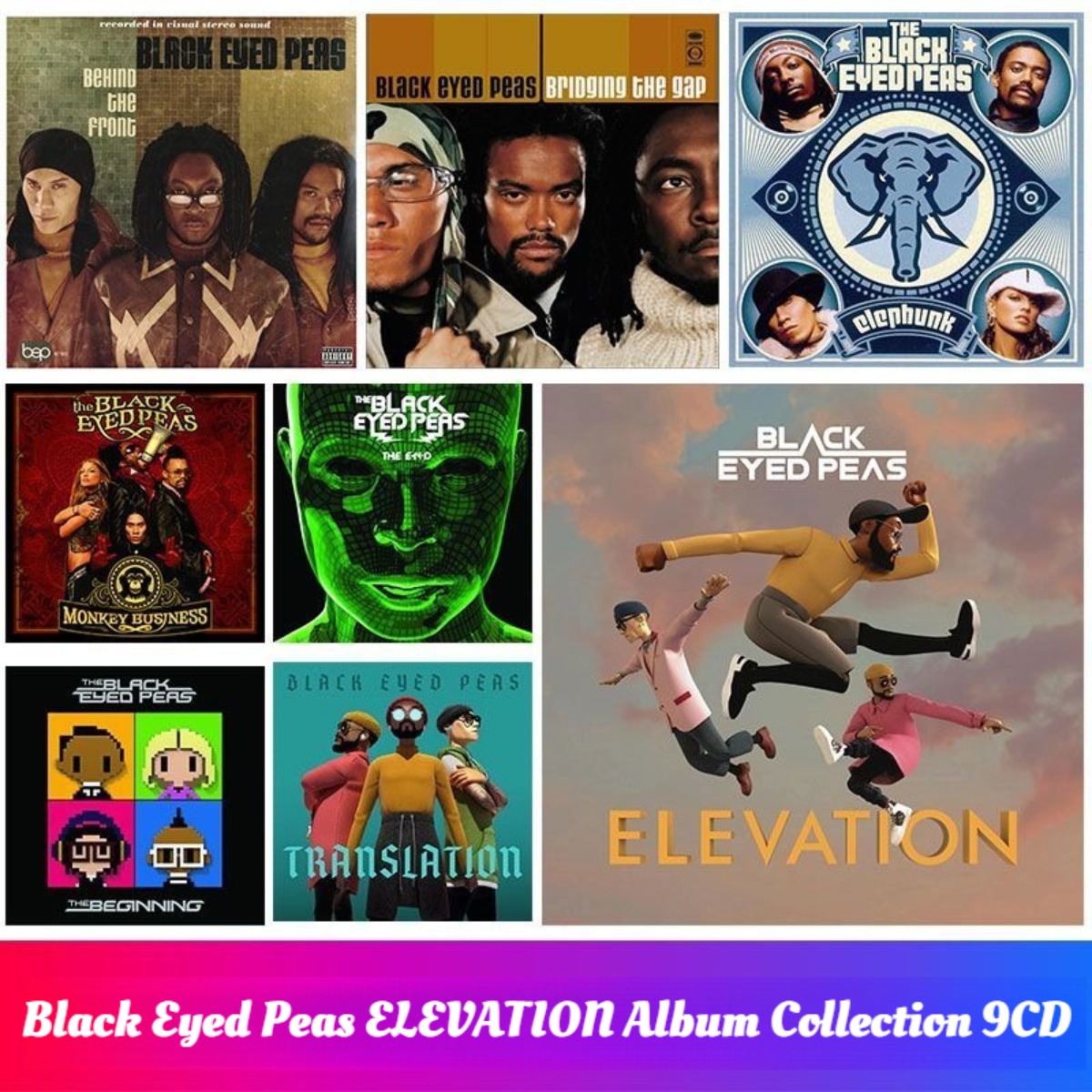 Audio Music Car - Black Eyed Peas ELEVATION Album Collection