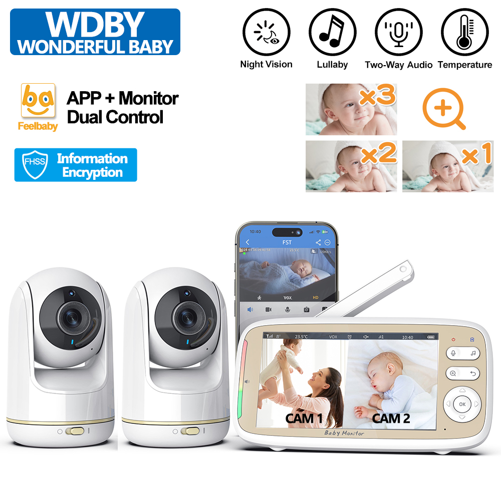 VB803 PRO Baby Monitor with 2p - Audio Music Video บทวิจารณ์และราคา
