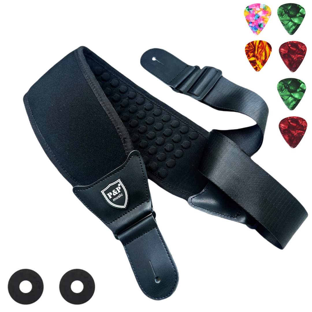 P&P 3D Sponge Guitar Strap Bel - Music Stand Folding บทวิจารณ์และราคา