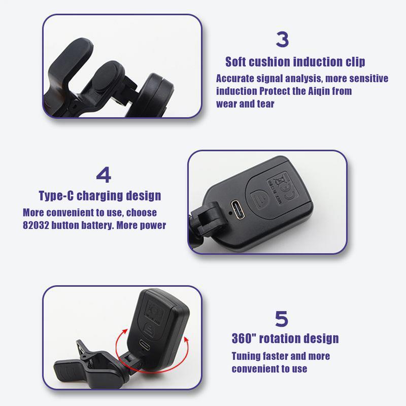 Clip On Tuner For Guitar Recha - Guitar Tuner Clip บทวิจารณ์และราคา