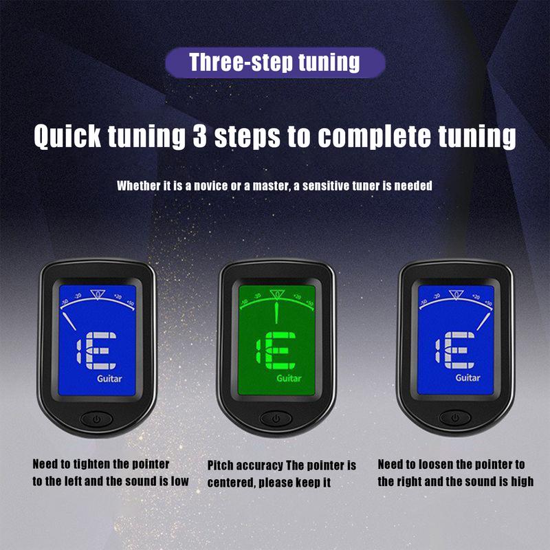 Clip On Tuner For Guitar Recha - Guitar Tuner Clip บทวิจารณ์และราคา