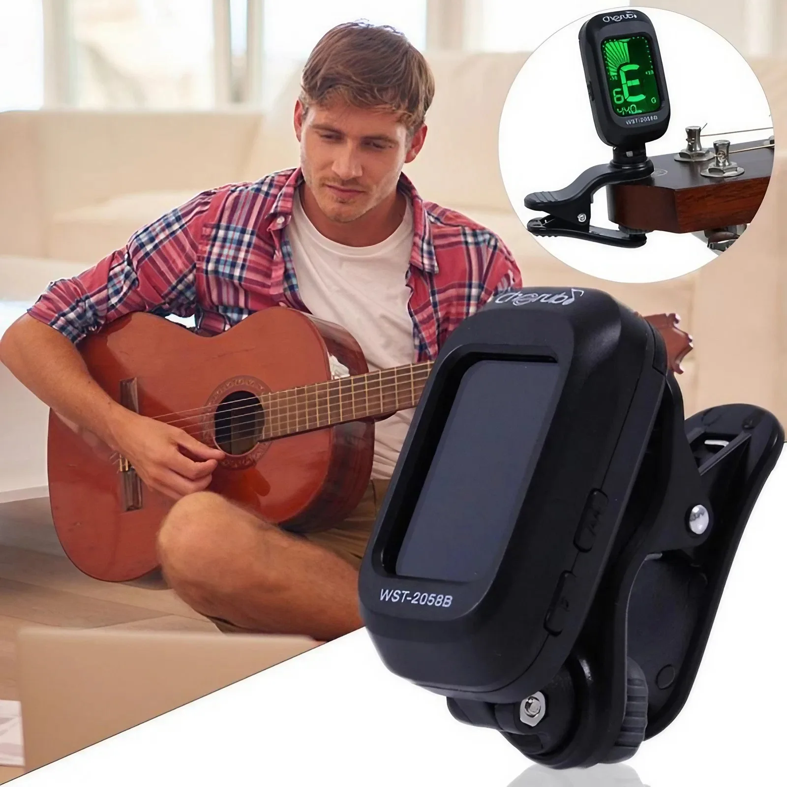 Digital Acoustic Clip-on Guita - Guitar Tuner Clip บทวิจารณ์และราคา