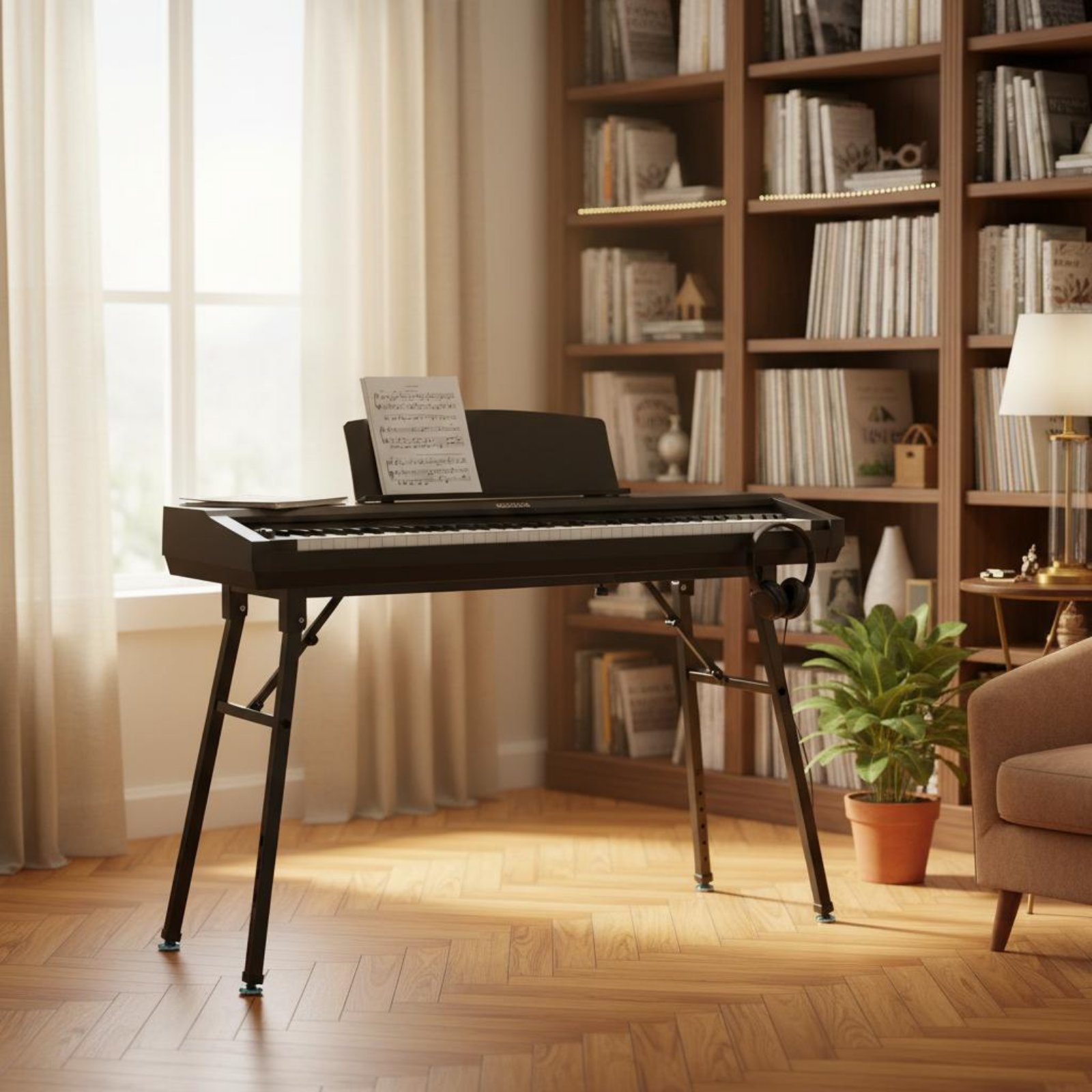 Folding Keyboard Stand Portabl - Music Stand Folding บทวิจารณ์และราคา