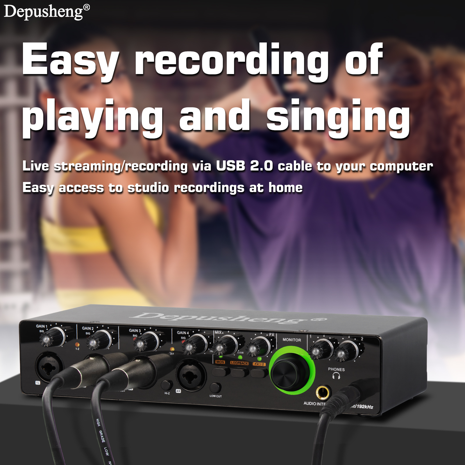 Depusheng Audio Interface RX4  - Audio Music Converter บทวิจารณ์และราคา