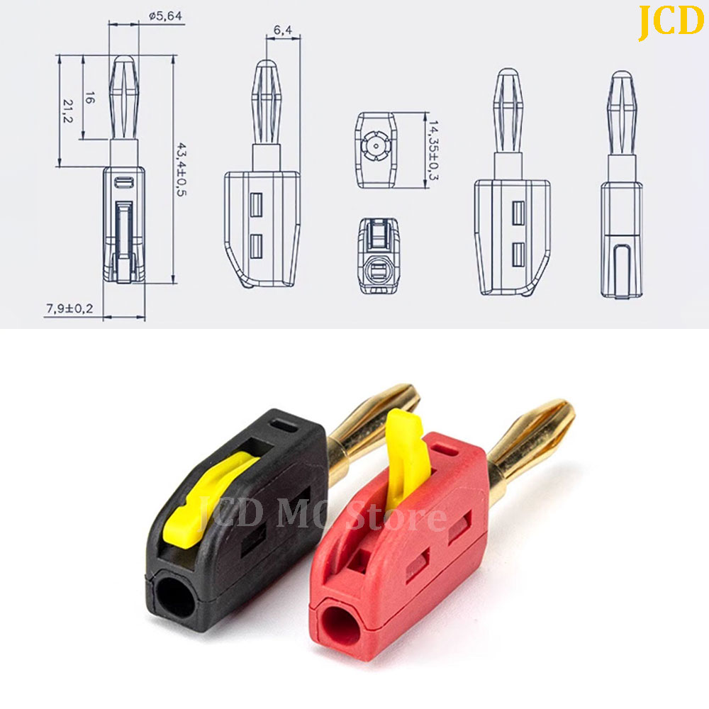 4mm Banana Plug 32A Banana Con - Audio Music Test บทวิจารณ์และราคา