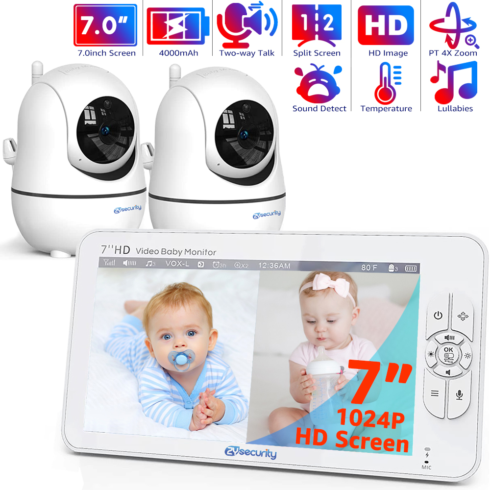 7.0 inch Video Baby Monitor HD - Audio Hd Music บทวิจารณ์และราคา