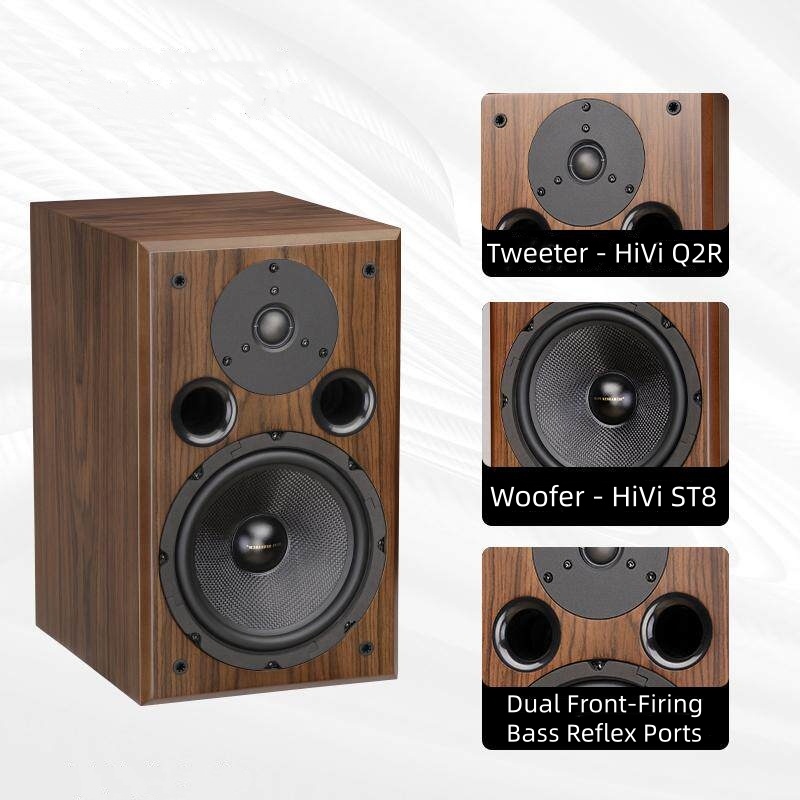 AJ-0807 8-Inch Passive Bookshe - Audio Music System For Home บทวิจารณ์และราคา