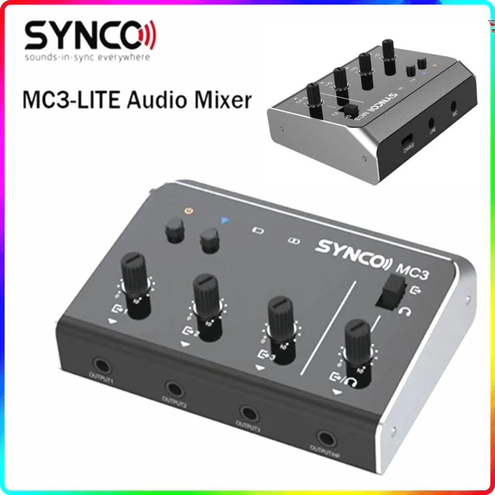 Synco MC3 Lite Audio Mixer 4 C - Audio Music Video บทวิจารณ์และราคา