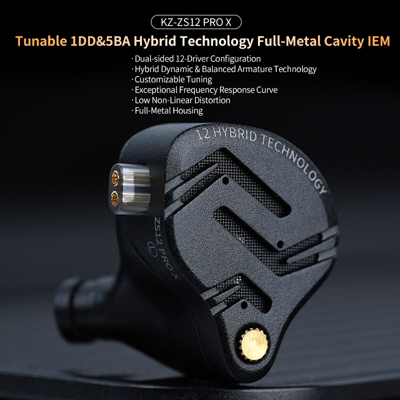 KZ ZS12 PRO X Metal Earphones  - Audio Music Technology บทวิจารณ์และราคา