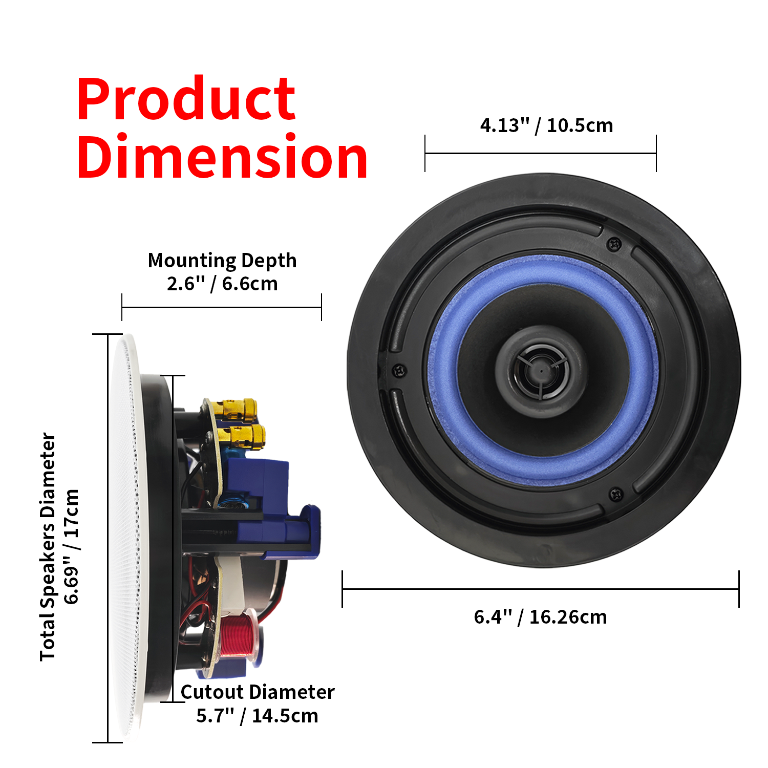 MUXEARK 2PCS 4 Inch Home Audio - Audio Music System For Home บทวิจารณ์และราคา