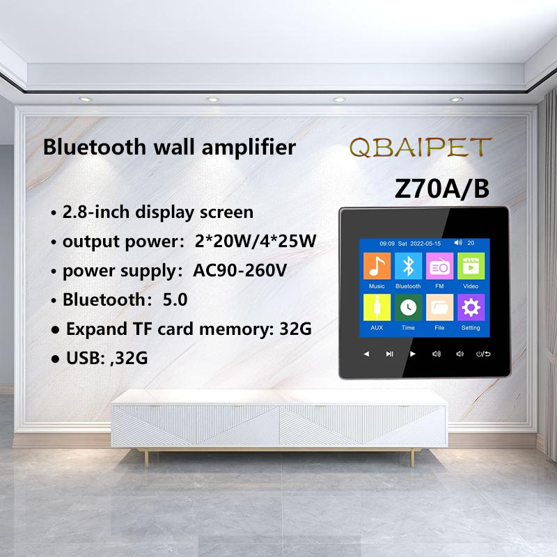 Home Bluetooth Wall Amplifier  - Audio Music System For Home บทวิจารณ์และราคา