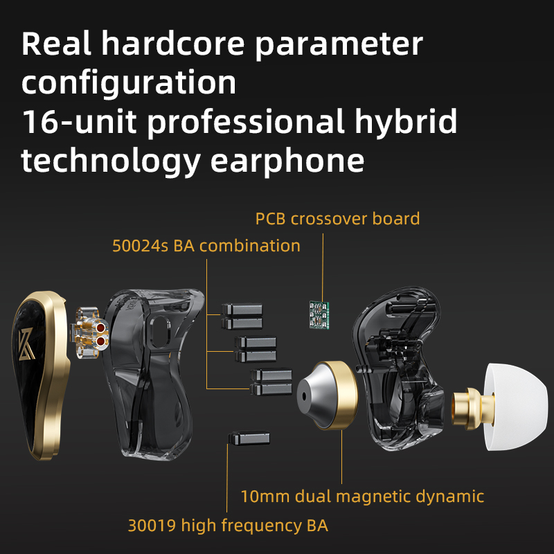 KZ ZAS Metal Wired Earphone 16 - Audio Music Technology บทวิจารณ์และราคา