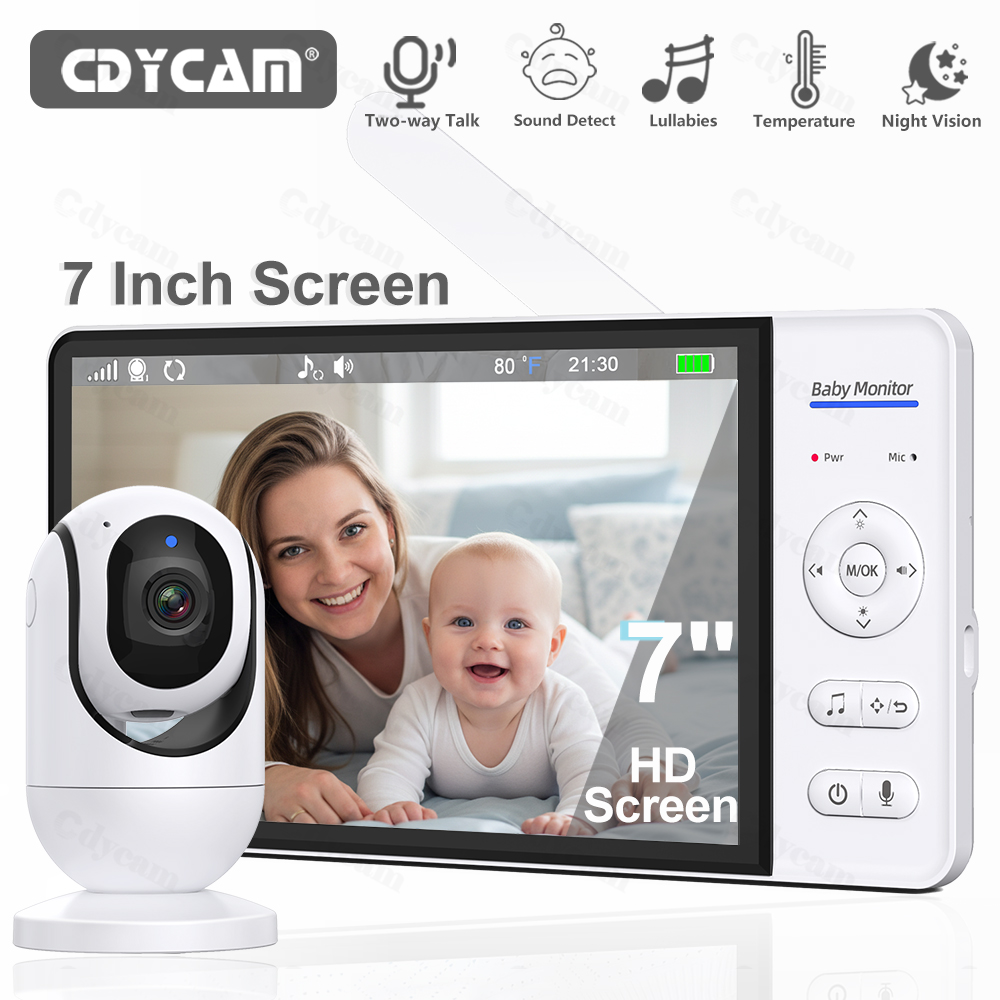7.0'' Video Baby Monitor 720P  - Audio Music Video บทวิจารณ์และราคา