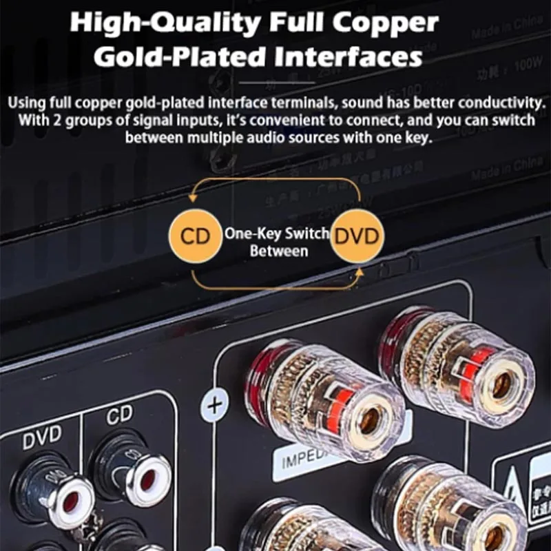 HIFI 2.1Ch Vacuum Tube Amp Blu - Audio Youtube Music Free บทวิจารณ์และราคา