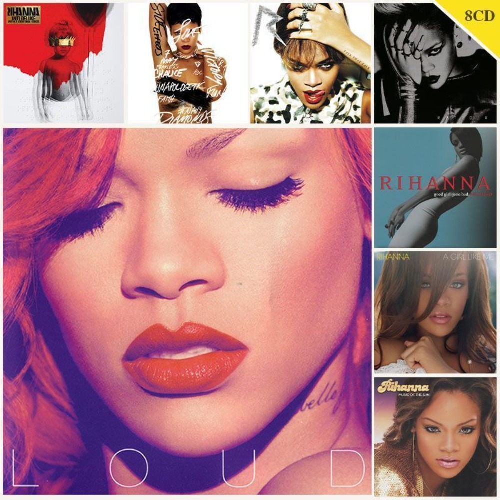 Rihanna 8CD（only Disc）Collecti - Audio Music New บทวิจารณ์และราคา