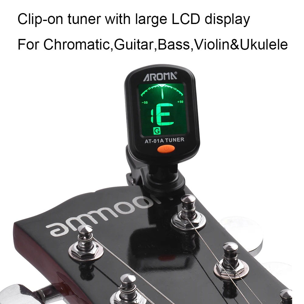 Guitar Tuner Foldable Rotatabl - Guitar Tuner Clip บทวิจารณ์และราคา