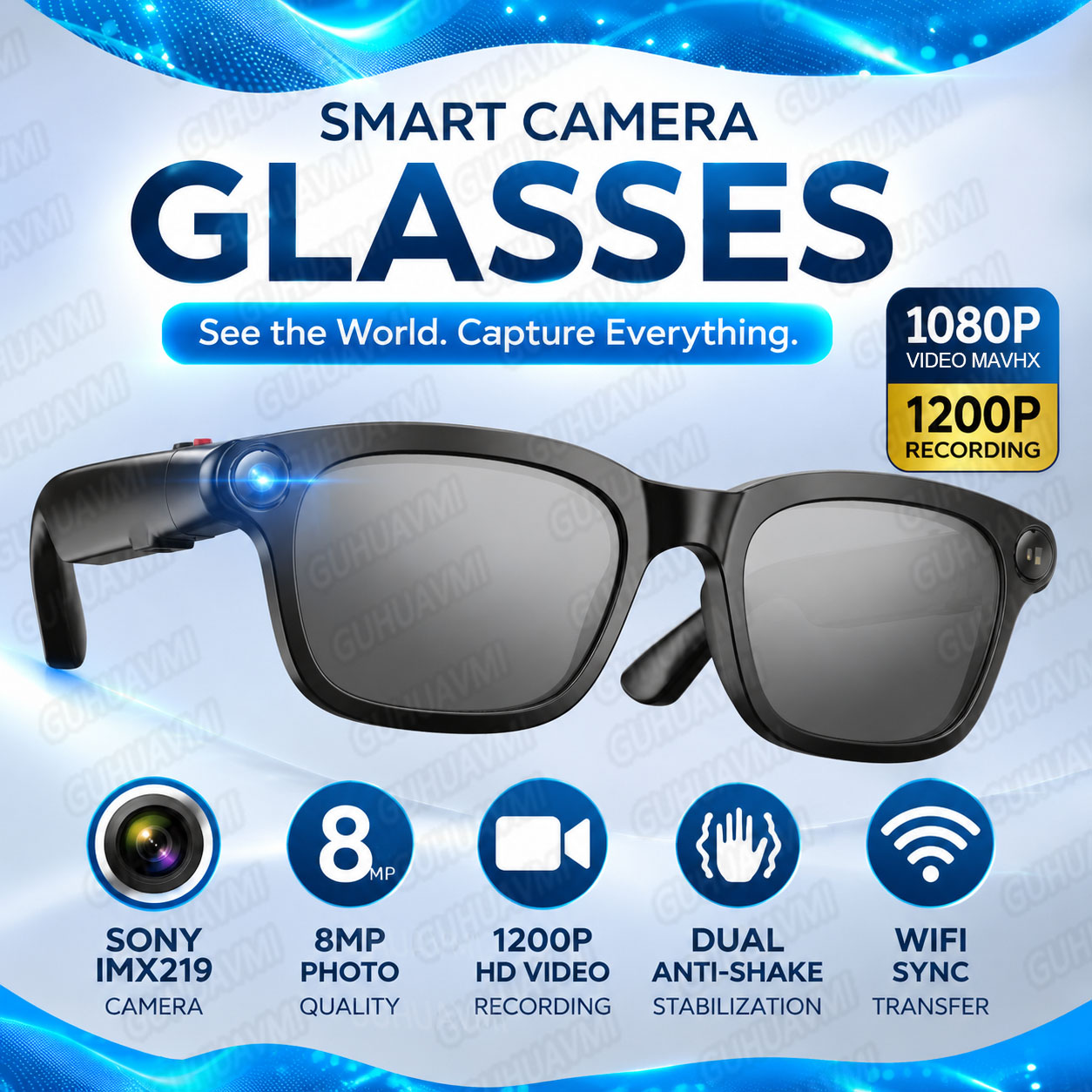 2026 New Camera Glasses 1080P  - Audio Music To Video Ai Free บทวิจารณ์และราคา