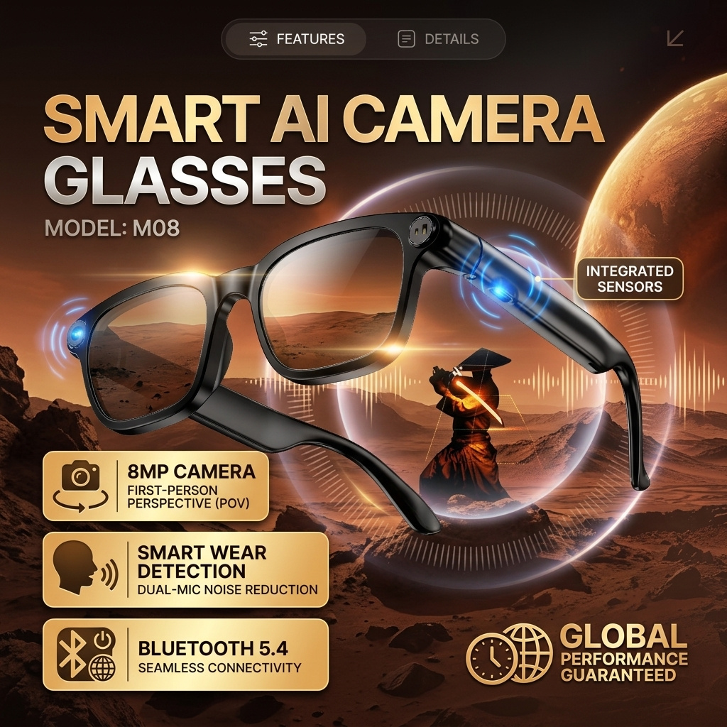 2026 Smart Audio Glasses 800W  - Audio Music To Video Ai Free บทวิจารณ์และราคา