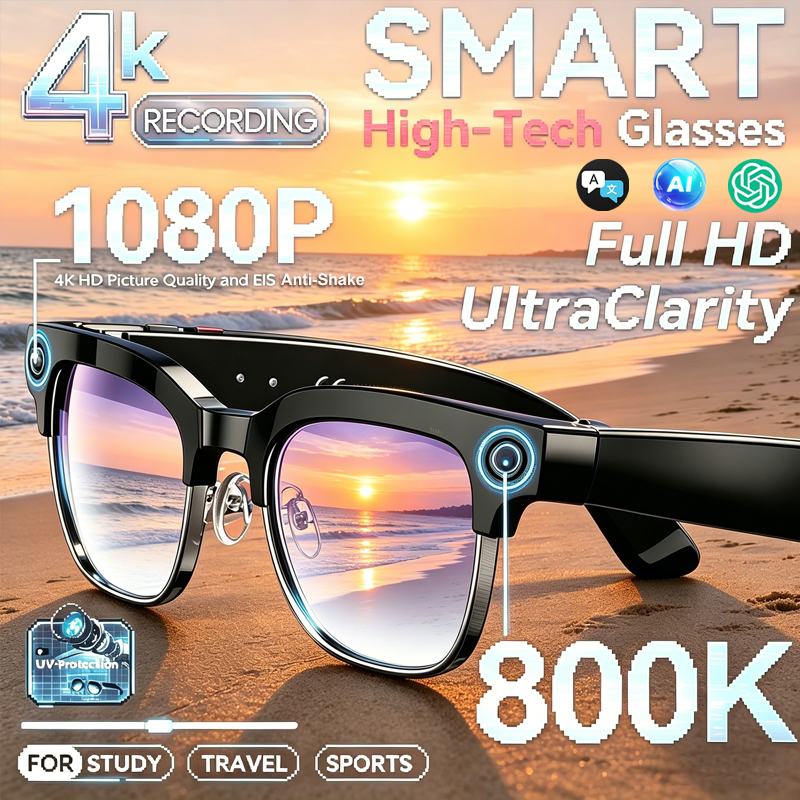 Smart Camera Glasses Photo and - Audio Music Video บทวิจารณ์และราคา
