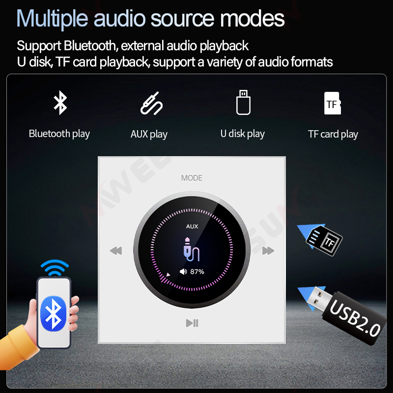 86 Type Home Audio In Wall Amp - Audio Music System For Home บทวิจารณ์และราคา