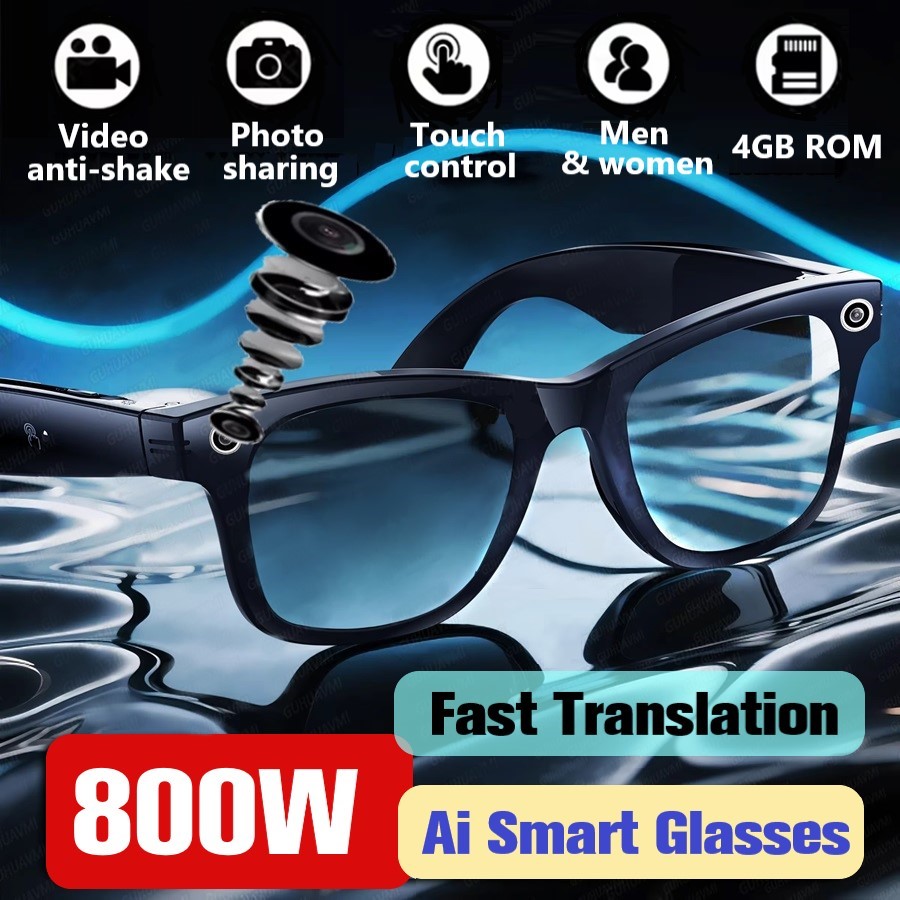 Trending Smart Sunglasses With - Audio Music To Video Ai Free บทวิจารณ์และราคา