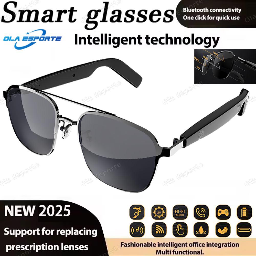 Smart Audio Glasses Air conduc - Audio Hd Music บทวิจารณ์และราคา