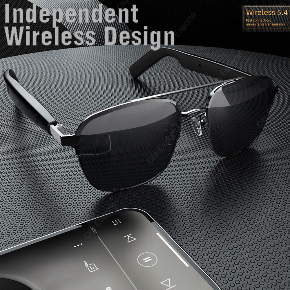 Smart Audio Glasses Air conduc - Audio Hd Music บทวิจารณ์และราคา