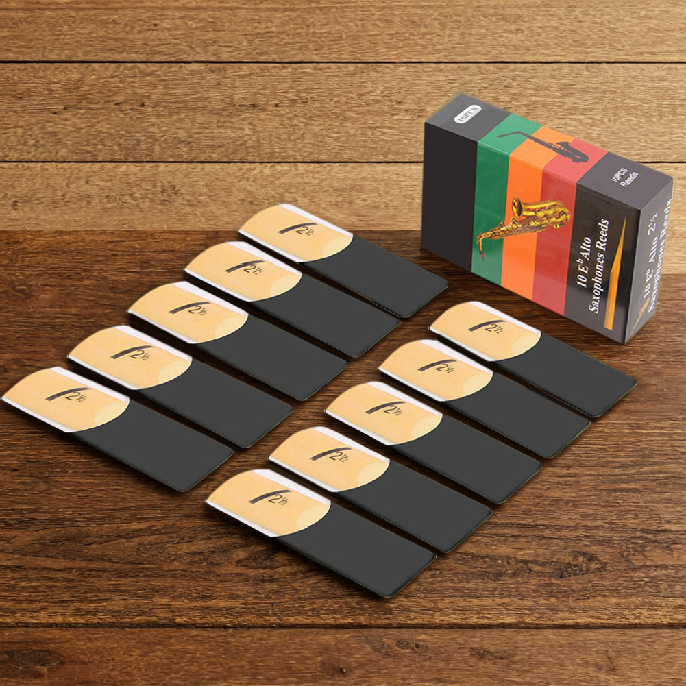 10 Pack Eb Alto Sax Reeds Alto - Saxophone Reed Pack บทวิจารณ์และราคา