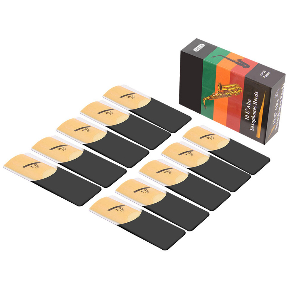 10 Pack Eb Alto Sax Reeds Alto - Saxophone Reed Pack บทวิจารณ์และราคา