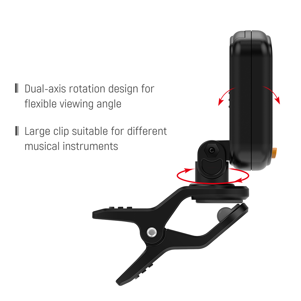 AT-01A Rotatable Clip-on Tuner - Guitar Tuner Clip บทวิจารณ์และราคา