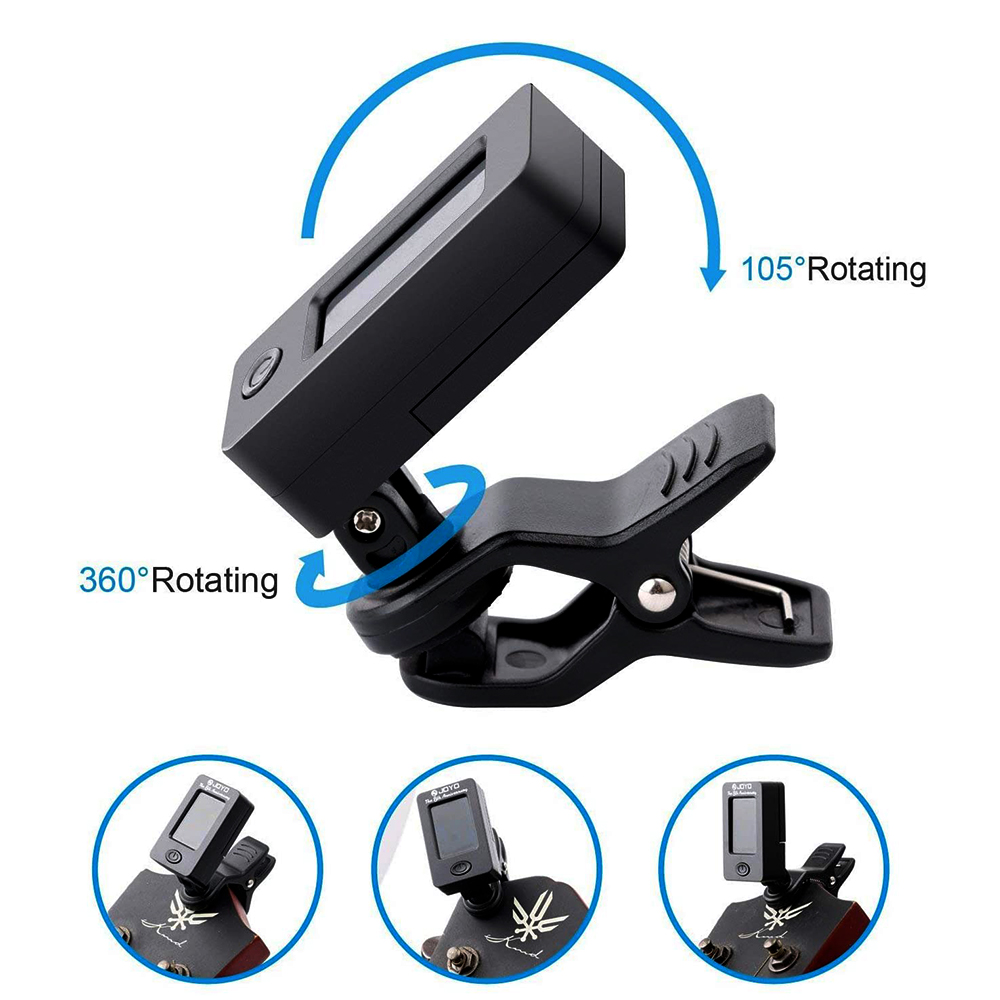 JOYO Guitar Tuner JT-01 360 De - Guitar Tuner Clip บทวิจารณ์และราคา