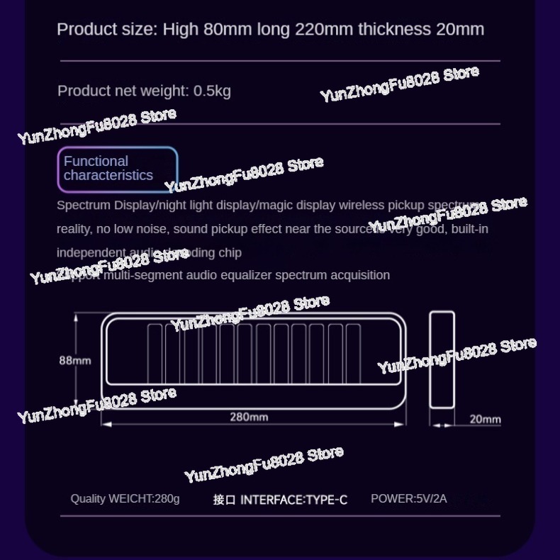 12-Bit RGB Pickup Level Light  - Audio Youtube Music Free บทวิจารณ์และราคา