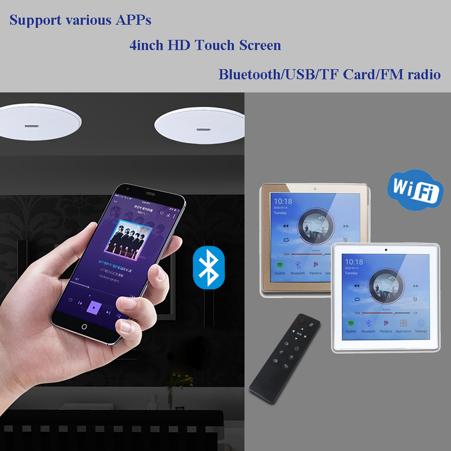 Android WiFi Bluetooth In Wall - Audio Music Online บทวิจารณ์และราคา