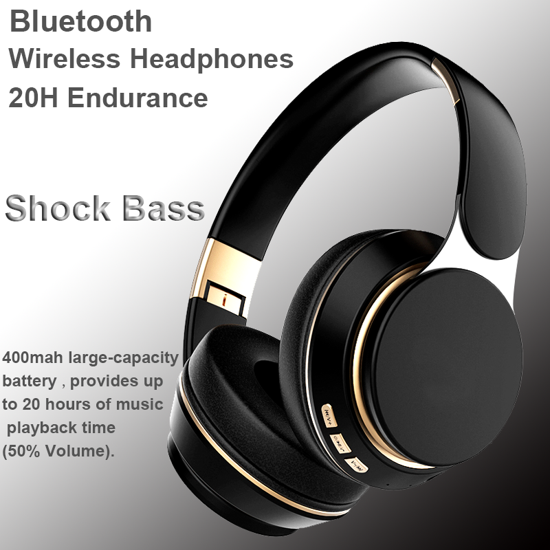 Headphones Bluetooth Wireless  - Audio Music Technology บทวิจารณ์และราคา