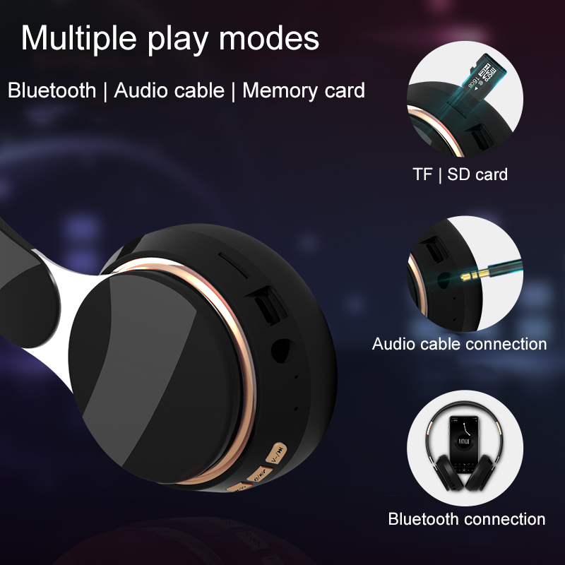 Headphones Bluetooth Wireless  - Audio Music Technology บทวิจารณ์และราคา
