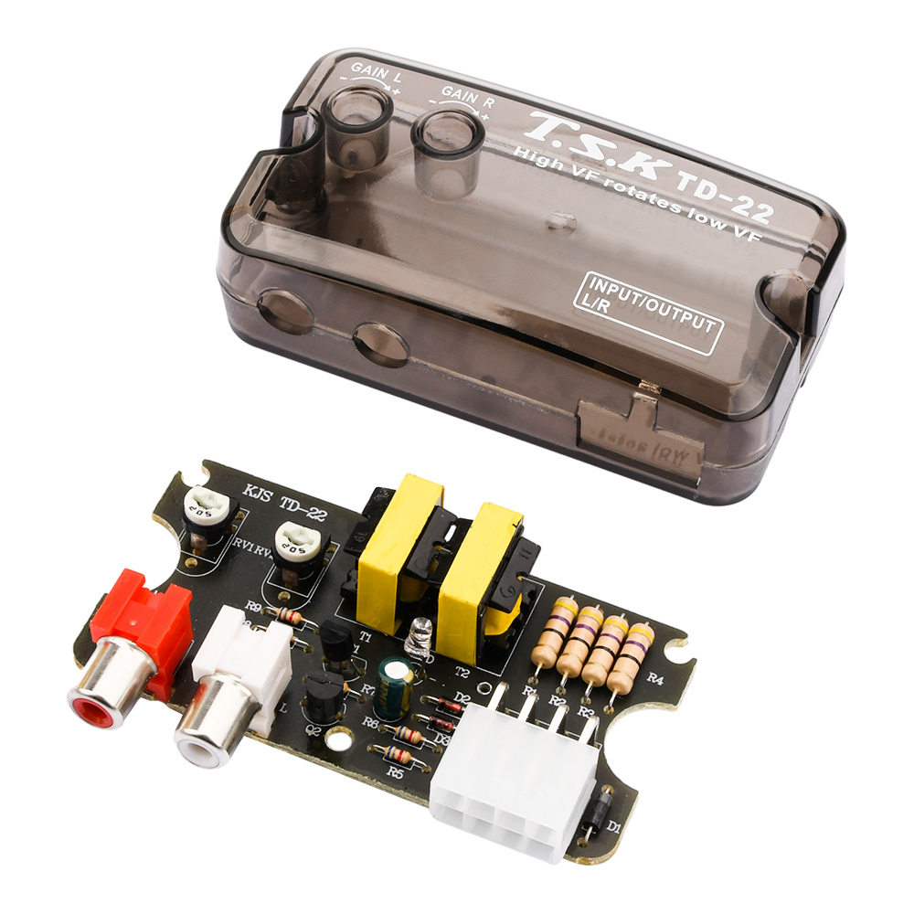 High-to-Low Converter RCA Spea - Audio Music Converter บทวิจารณ์และราคา