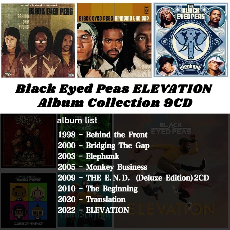 Black Eyed Peas Complete 9CD M - Audio Music New บทวิจารณ์และราคา