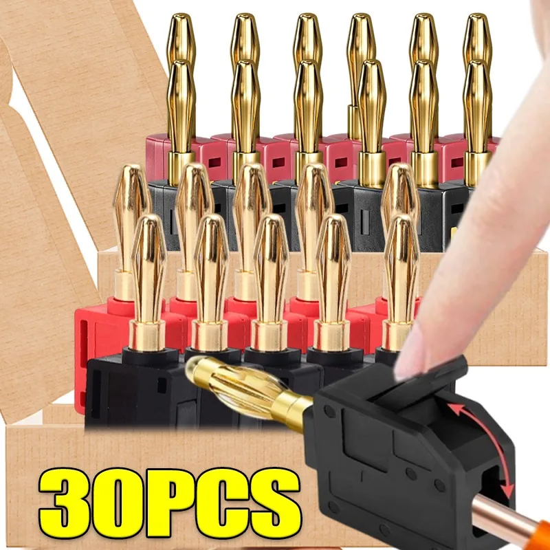 4mm 32A No Solder Banana Plug  - Audio Music Test บทวิจารณ์และราคา