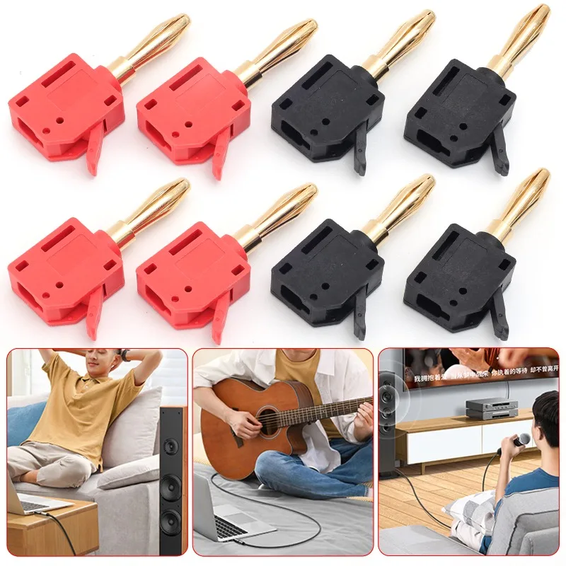 4mm 32A No Solder Banana Plug  - Audio Music Test บทวิจารณ์และราคา