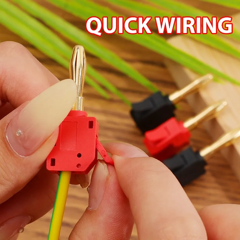4mm 32A No Solder Banana Plug  - Audio Music Test บทวิจารณ์และราคา
