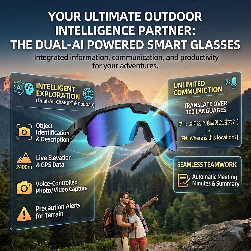 2026 New AI Smart Sports Glass - Audio Music Video บทวิจารณ์และราคา