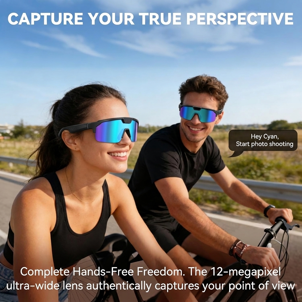 2026 New AI Smart Sports Glass - Audio Music Video บทวิจารณ์และราคา